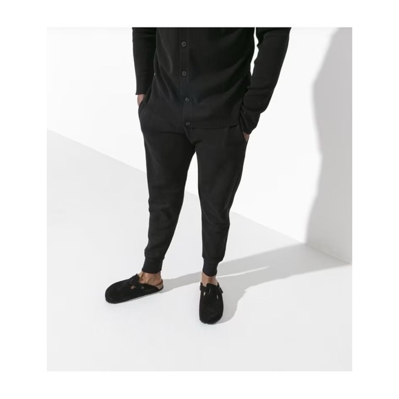 Birkenstock Boston Soft Footbed Suede Leather in Black Sz 38 US 7 - 7.5 - Picture 8 of 8